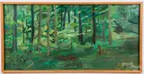 Forest Beauty by Marguerite Doernbach, oil on board, sold Mar 2020