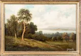 landscapes by Henry Cooper, oil on canvas, sold Jan 2020