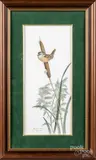 works of a Carolina Wren and a Horned Grebe by Nancy Pallan, watercolor, sold Jan 2020