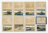 Eight Suburban Views of Edo by Utagawa Hiroshige, woodblock print, sold Nov 2021
