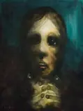 American Lady by David Boyd, 1967, oil and sfumato on board, sold Apr 2010