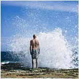 Splash Man by Rex Dupain, 2006, Type C photograph, offered Apr 2010