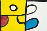 Untitled by Paddy Bedford, 2003, gouache on acid free crescent board, sold Jul 2010