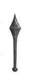 A Subi Club by Artefacts And Carvings, carved hardwood with shiny patina, raised central horizontal and vertical ridges across arrow shaped head with extensive, sold Jul 2010