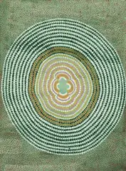 Yimirnarra Country Iv by Janangoo Butcher Cherel, 2001, synthetic polymer paint on paper, sold Oct 2010