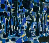 Paysage de sous-bois by Paul Charlot, 1957, Gouache, sold Oct 2023