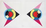 Sans titre by István Beöthy, 1946, Gouache sur papier, sold Dec 2014
