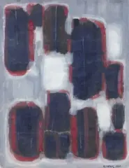 Composition by Raoul Ubac, 1963, Gouache, sold Dec 2014