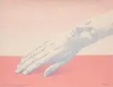 Les bijoux indiscrets" by René Magritte, 1963, Lithographie en couleur, sold Oct 2014