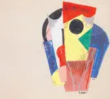 Circus", 1920. (Époque futuro-cubiste) by Gustave Buchet, Gouache sur papier, sold Oct 2014