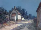 Le hameau by Arsen Shapanyan, Pastel sur carton, sold Jun 2014