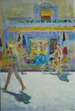 Saint-Tropez by Jean Terles, Gouache, sold Jul 2023