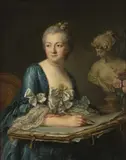 Portrait de la comtesse Henriette de Cernay by Guillaume Voiriot, Toile, sold Jun 2023