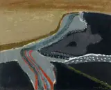 La route by Juan Alcalde Alonso, Gouache, sold Oct 2021