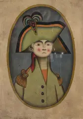Homme au tricorne by Michel Chemiakine, Encre et aquarelle, sold Oct 2021