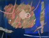 Rythme rose 1970 by Henri Goetz, Pastel, sold Oct 2021