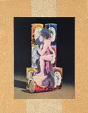Plechova Sibylla, 1982 - (Kolaz do Kiosku) by Jiří Kolář, Collage sur un support de papier imprimé contrecollé sur panneau, sold Oct 2021