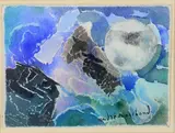 Composition à la lune by André Marchand, Aquarelle, sold Oct 2021