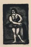 L'Écuyère. (Pl. pour l'album Maîtres et petits maîtres d'aujourd'hui, Frapier éd.) by Georges Rouault, Lithographie, sold Mar 2015