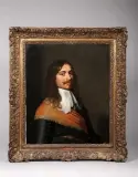 Portrait d'un gentilhomme en buste by Wybrand van Geest, Panneau de chêne, parqueté, sold Mar 2017