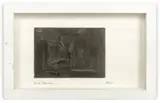 Bas relief "Petit relief 4" by Marino de Teana, 1955, Bronze à patine brune Encadré dans une caisse en bois blanc et verre réalisée par l'artist, sold Dec 2015