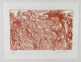 Sans titre by Robert Combas, 1997, Lithographie sur papier, sold Feb 2024
