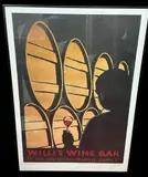 Sans titre by Alberto Bali, Affiche "Willi's Wine Bar, sold Feb 2024