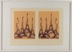 Tours eiffel by Pol Bury, Lithographie sur papier, sold Feb 2024