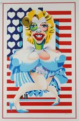 Marylin by Didier Chamizo, Lithographie sur papier, sold Feb 2024
