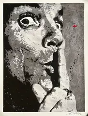 Jump by Jef Aérosol, Sérigraphie sur papier, en édition multiple, sold Feb 2024