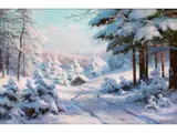 Winterlandschaft by Johannes Harders, oil on canvas, sold Mar 2026