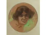 Bildnis Eines Mädchens by Ludwig von Hofmann, pastel, sold Dec 2018