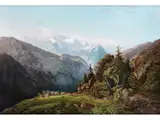 Auf der alm by Anton Winterlin, oil on canvas, offered Sep 2024