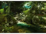 Voralpenlandschaft mit Wildbach by Ferdinand Leeke, 1859 Burg, Magdeburg – 1923 Nürnberg, oil on canvas, sold Dec 2018
