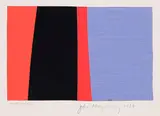 Neutral Black by John MacGillivray, 1979, gouache collage on paper, sold Jan 2021
