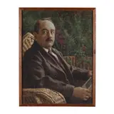 Portrait of Amadeo Obici by Giuseppe Vizzotto Alberti, Oil on canvas, sold Mar 2024