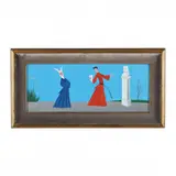 Priest Serenading Nun by Veniero Canevari, Oil on panel, sold Mar 2024