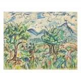 Joy of Summer by Bena Frank Mayer, Watercolor and gouache on paper, sold Mar 2024