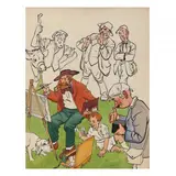 Artist Working by H. J. Whitaker, Watercolor and ink on paper, sold Mar 2024