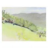 Summer Orchard by Wolf Kahn, Pastel on paper, sold Mar 2024