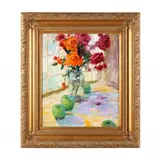Studio Still Life by Barry Thomas, Oil on panel, sold Mar 2024