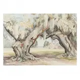 Middleton Place, Charleston by Alfred Heber Hutty, Watercolor on Grumbacher Water Color Board, sold Mar 2024