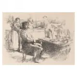 The Shoemaker by James Abbott McNeill Whistler, Lithograph on, sold Mar 2024