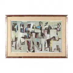 Untitled by David Clyde Driskell, Oil on canvas, sold Mar 2024