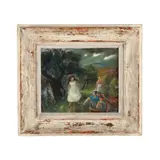 Three Women by Charles W. Ward, Oil on canvas laid on board, sold Mar 2024