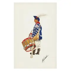 Drummer Boy by Bob Timberlake, Watercolor on paper, sold Mar 2024