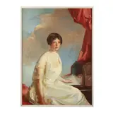 Portrait of Justine Van Rensselaer Barber Hooper and Her Son, Roger Hooper, Jr. by Alice Turner Mumford, Oil on canvas, sold Mar 2024