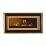 Still Life with Apples and Books by Gerald Stinski, Oil on panel, sold Mar 2024