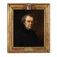 Self-Portrait of the Artist by Charles de Steuben, Oil on canvas, sold Mar 2024