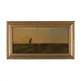 Swineherdess and Drove in a Landscape by Béla Spányi, Oil on canvas, sold Mar 2024